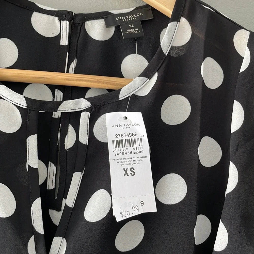 NWT Ann Taylor Factory Blouse - Picture 4 of 6